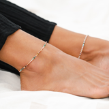 Master Healer 2mm Healing Anklet (Silver)
