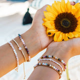 Love + Happiness 4mm Healing Bracelet